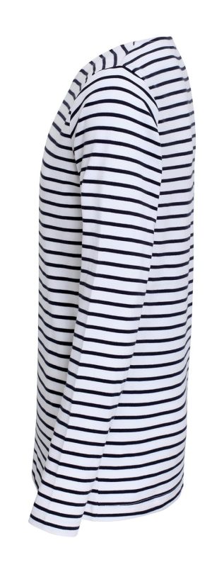 Marinière coastal long sleeve tee - White/Navy