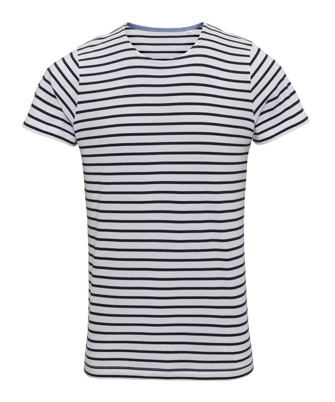 Marinière coastal short sleeve tee - White/Navy