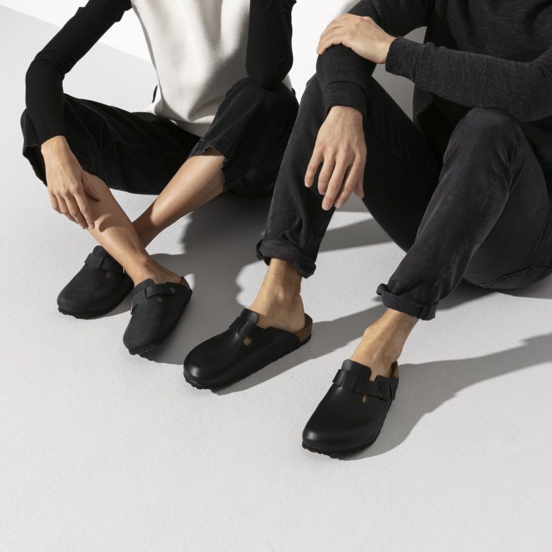 Boston Oiled Leather - Black