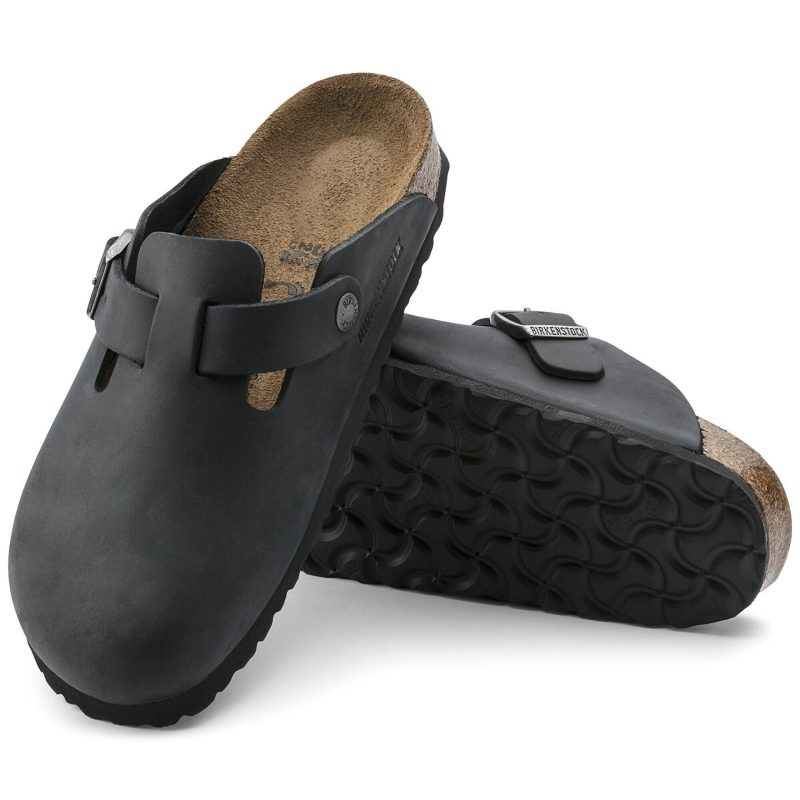 Boston Oiled Leather - Black