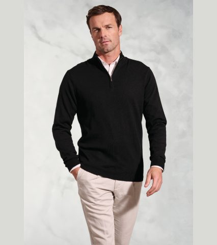 Copenhagen Merino Zip Neck Jumper
