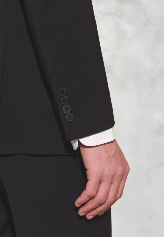 Tailored Fit Avalino Suit Jacket - Black
