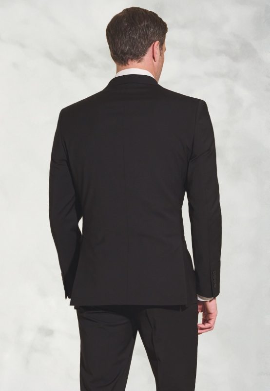 Tailored Fit Avalino Suit Jacket - Black