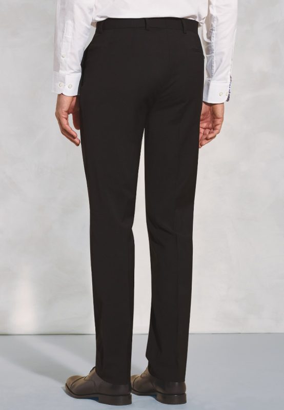 Tailored Fit Cassino Suit Trousers - Black