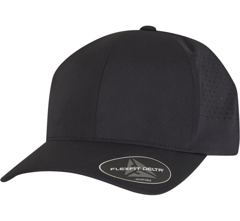 Flexfit Delta snapback - Black