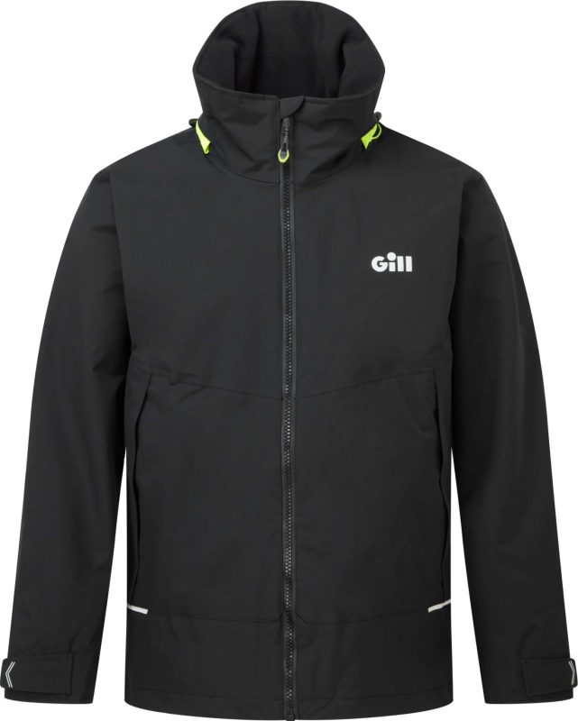 OS3 Coastal Waterproof Sailing Jacket - Black