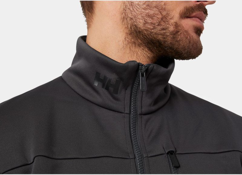 Crew Fleece Jacket - Ebony