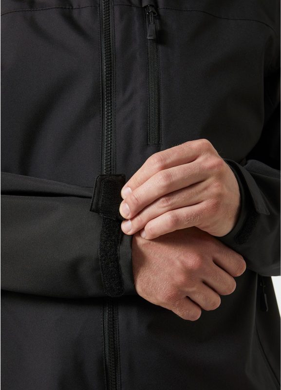 Crew Hooded Sailing Jacket 2.0 - Black