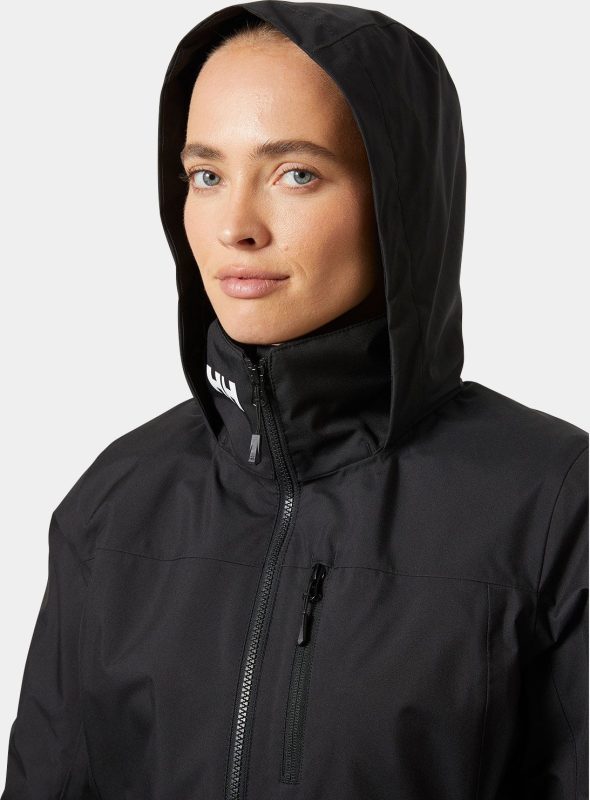 Crew Hooded Midlayer Sailing Jacket 2.0 - Black