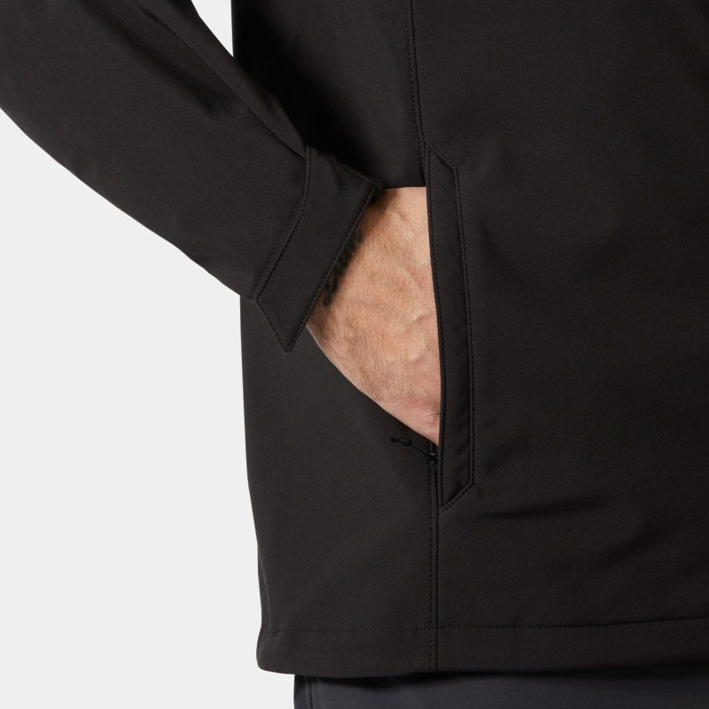 Paramount Hooded Softshell Jacket - Black