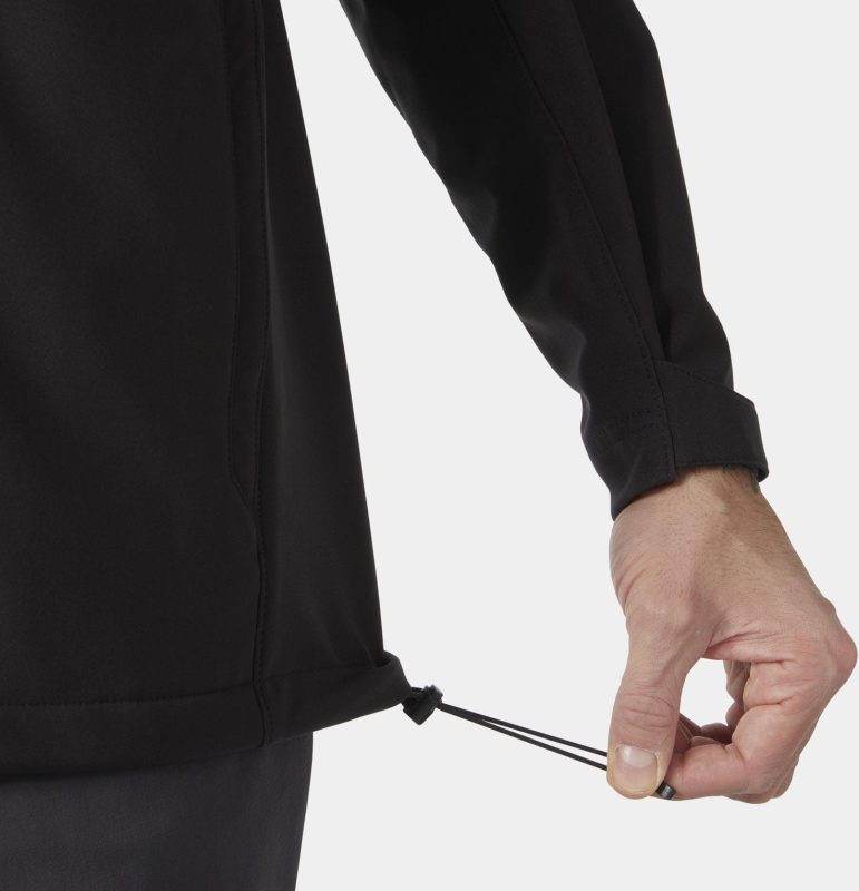 Paramount Hooded Softshell Jacket - Black