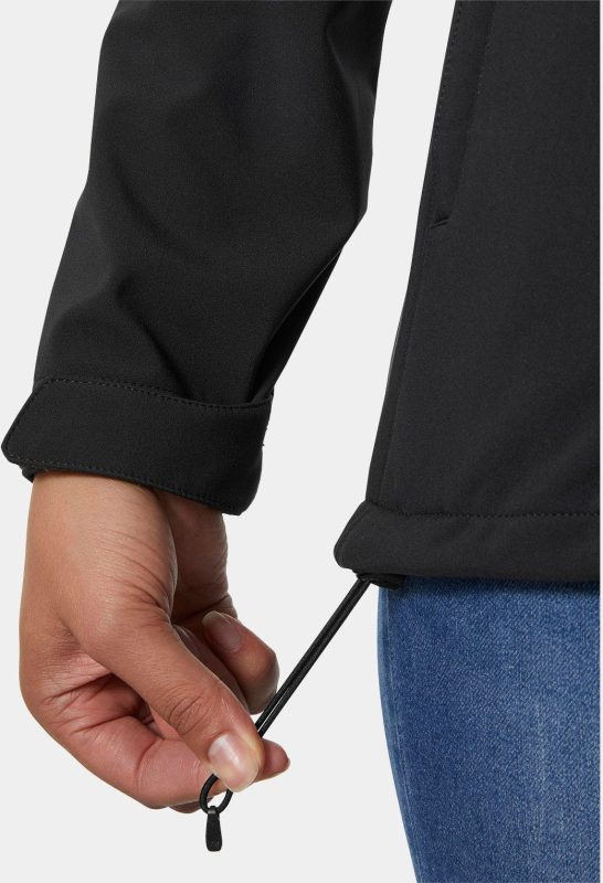 Paramount Hooded Softshell Jacket - Black