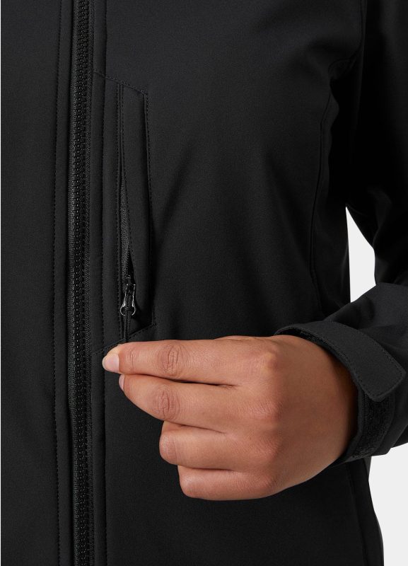 Paramount Hooded Softshell Jacket - Black
