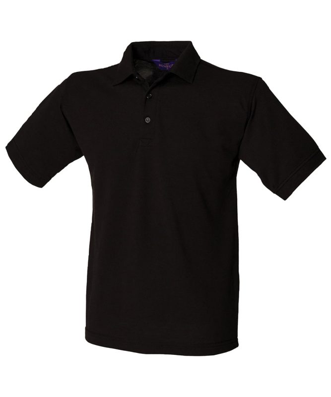 65/35 Classic piqué polo shirt - Black