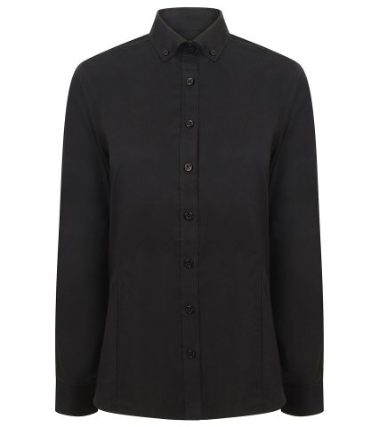 Modern long sleeve Oxford shirt
