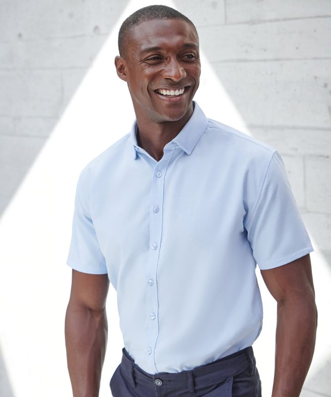 Short sleeve ‘cotton-feel' Coolplus® shirt