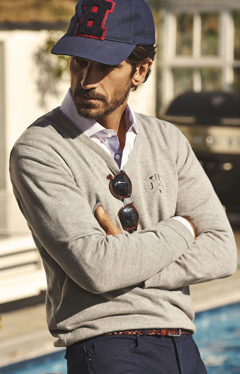 Ashland V-Neck Knit Sweat