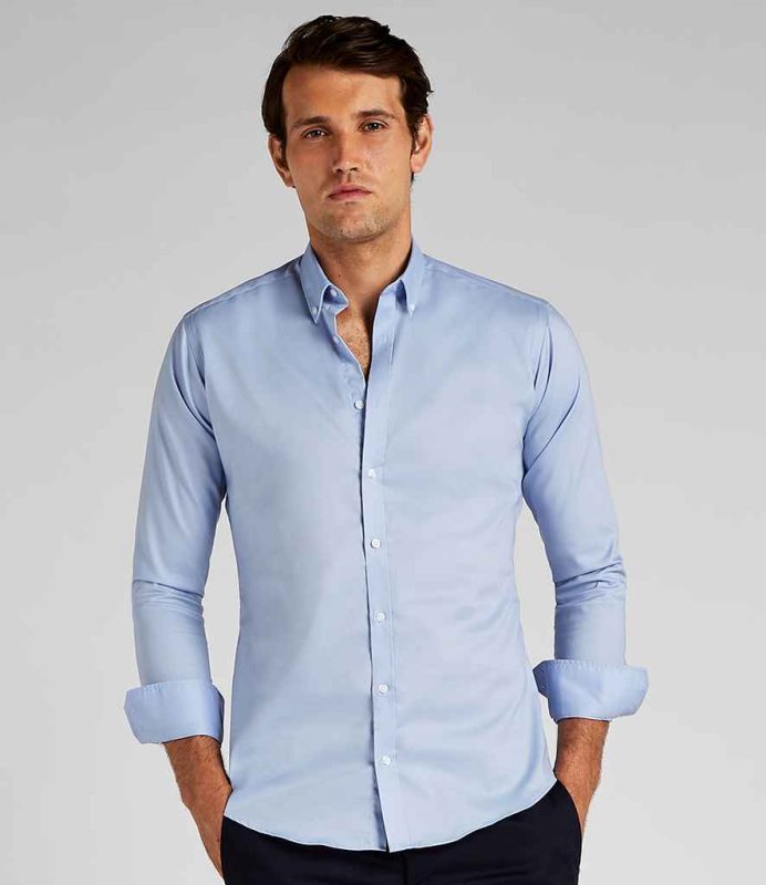 Stretch Oxford shirt long-sleeved (slim fit)