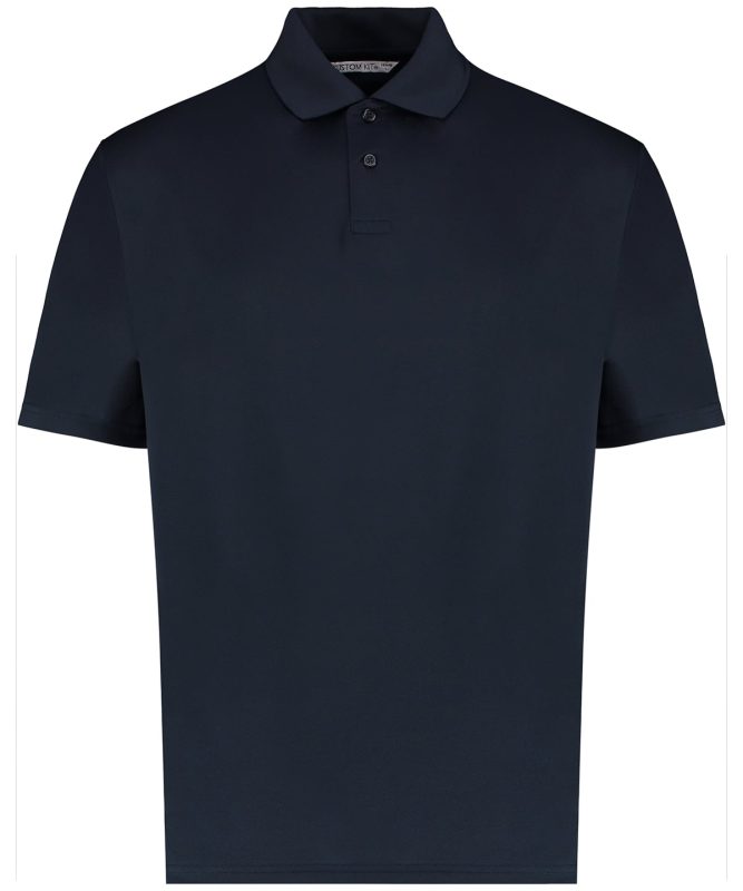 Regular fit Superwash® 60° piqué polo with Cooltex® plus - Navy