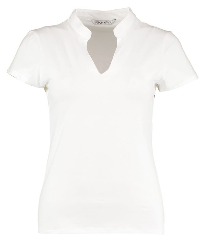 Corporate short-sleeved top (regular fit) - White