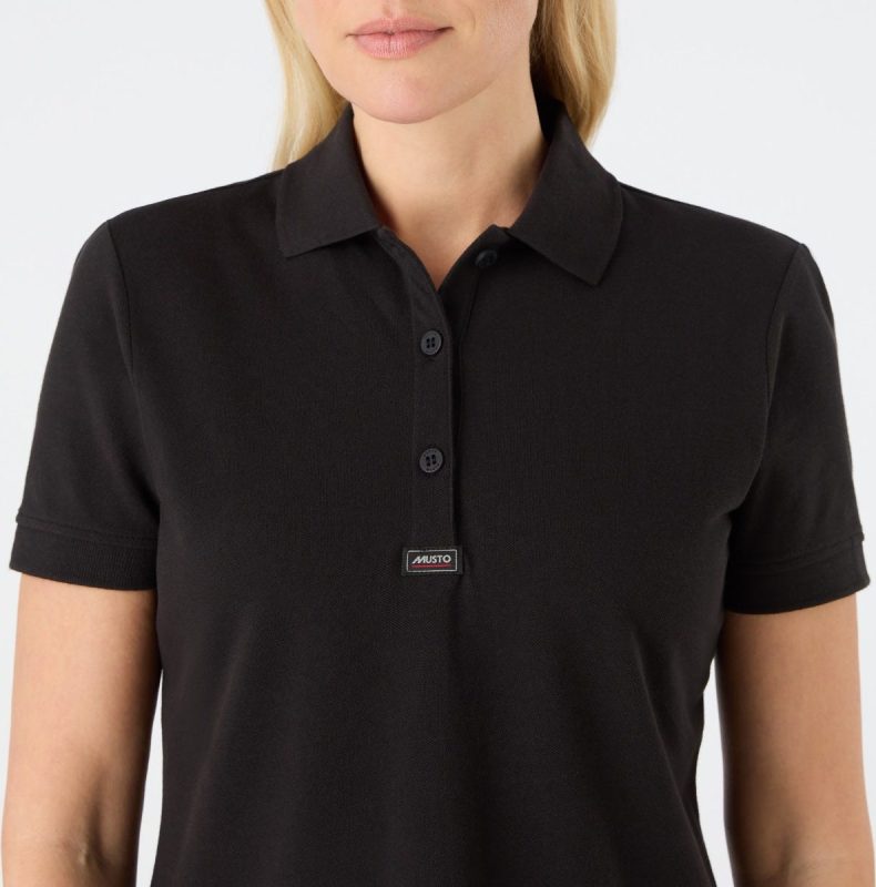 Essential Pique Polo - Black