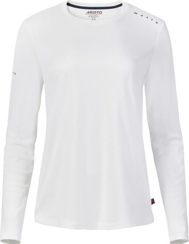 Evo Crew Sunblock Long-Sleeve T-Shirt - White