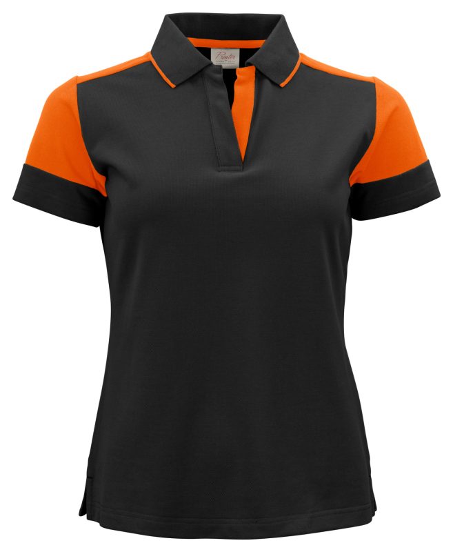 Prime Polo - Black / Orange