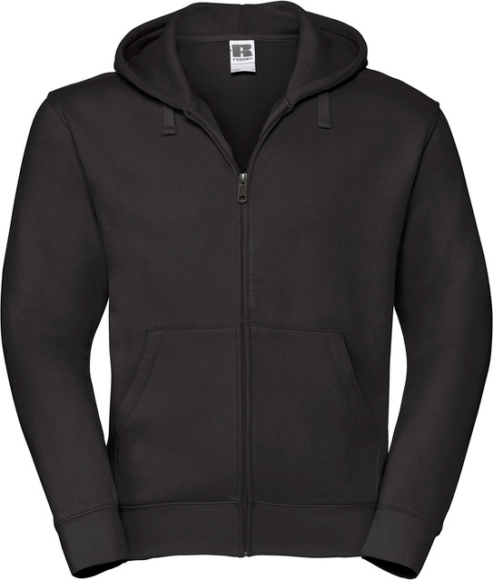 Authentic Zipped Hood Jacket - Black