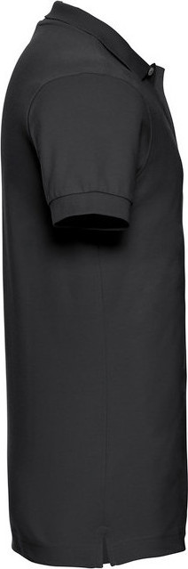Fitted Stretch Polo - Black