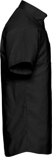 Short Sleeve Classic Oxford Shirt - Black
