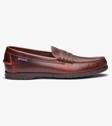 Thetford Leather Boat Shoe Brown Gum