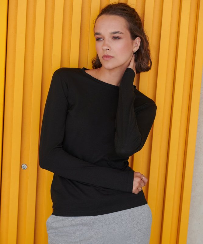Feel good long sleeved stretch t-shirt