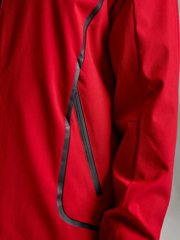 Act Hooded Jacket - Chilli