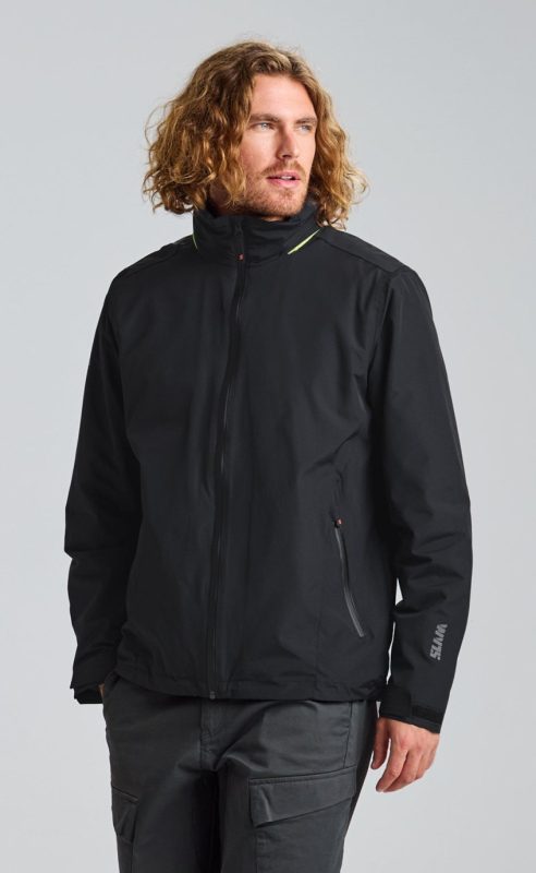 Crew Warm Hooded Jacket - Black Ink