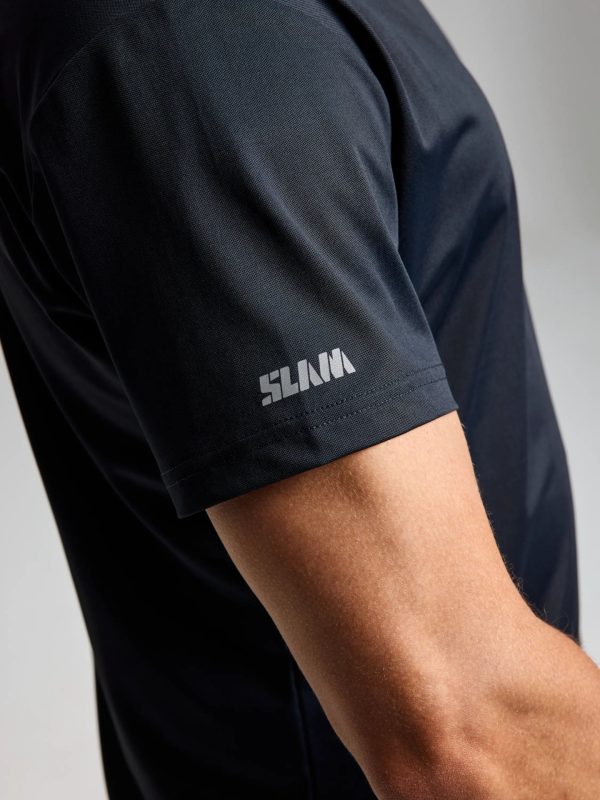 Tech Pique T-Shirt - Black Ink