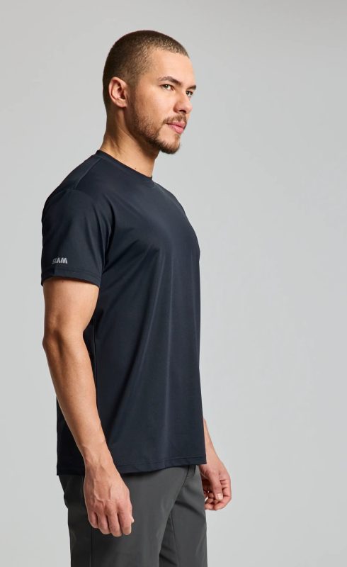 Tech Pique T-Shirt - Black Ink
