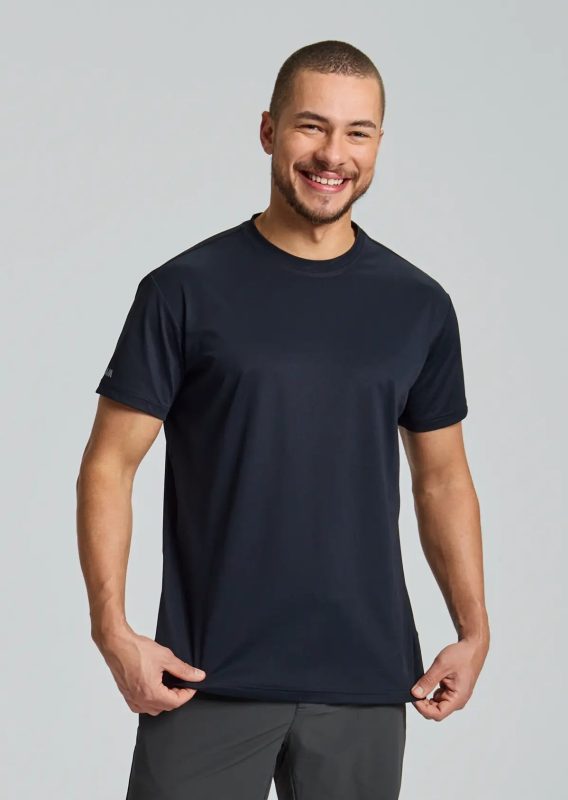 Tech Pique T-Shirt - Black Ink