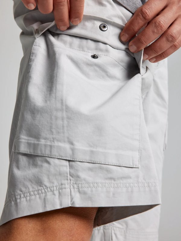 Deck Lgt Cargo Short - Glacier Grey