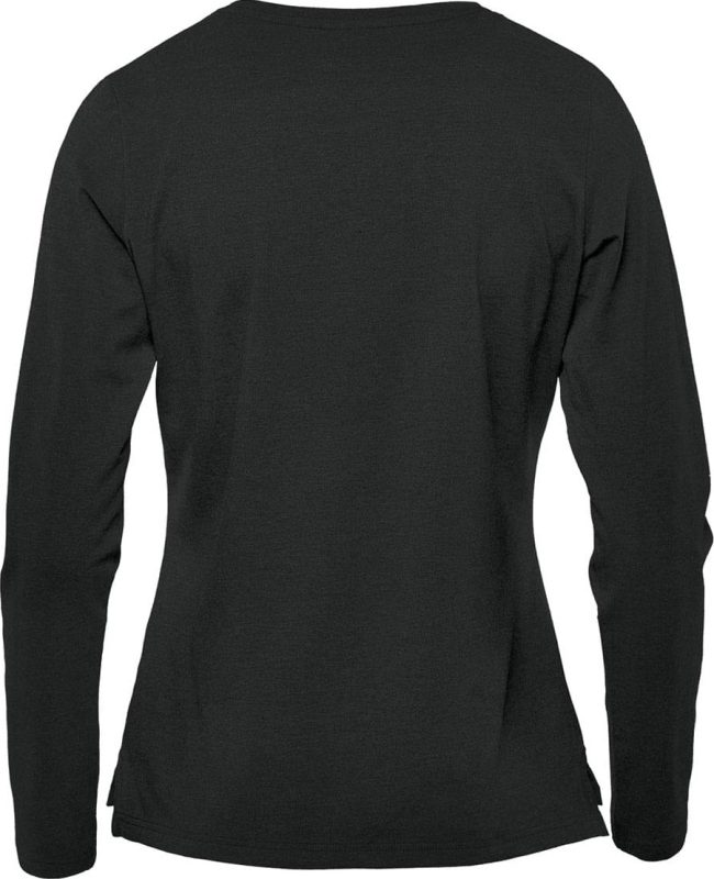 Montebello Performance Long Sleeve Tee - Black