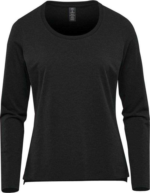 Montebello Performance Long Sleeve Tee - Black