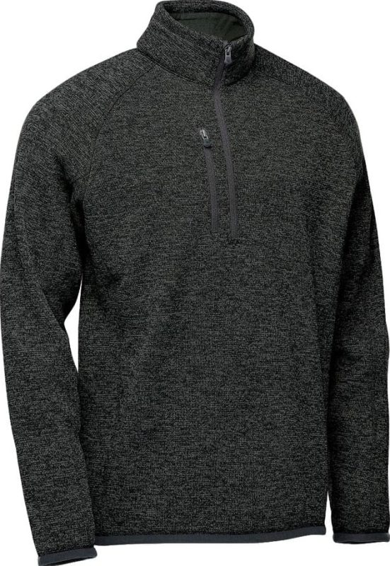 Avalante 1/4 Zip Pullover - Black Heather