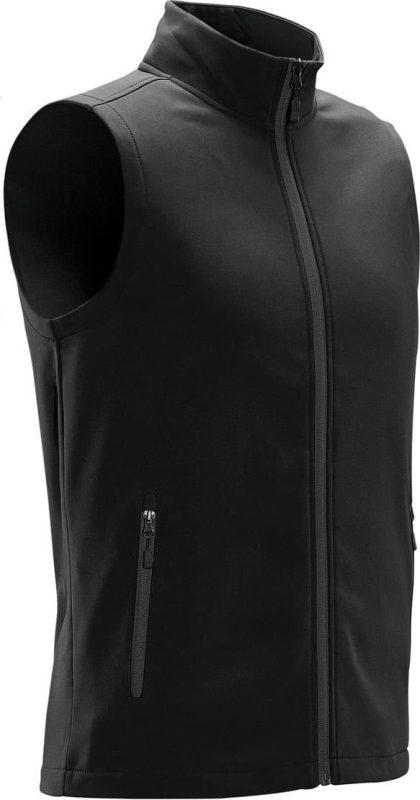 Orbiter Softshell Vest - Black/Dolphin