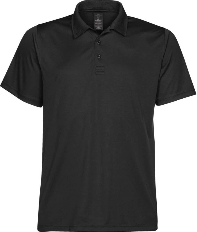 Eclipse H2X-DRY Pique Polo - Black