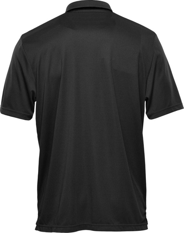 Treeline Performance Short Sleeve Polo - Black