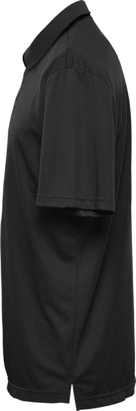 Treeline Performance Short Sleeve Polo - Black