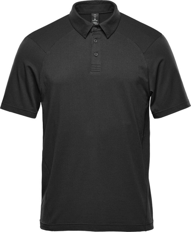 Camino Performance Short Sleeve Polo - Black