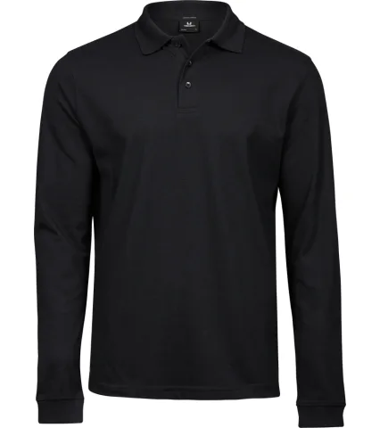 Luxury Stretch Long Sleeve Polo