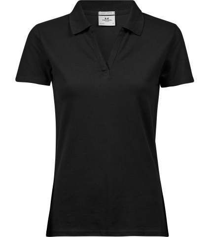 Luxury Stretch V-Neck Polo