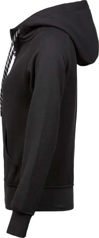 Fashion Full Zip Hood - Black