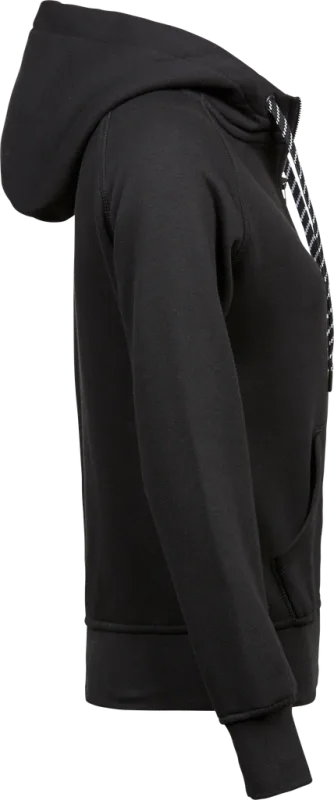 Fashion Full Zip Hood - Black